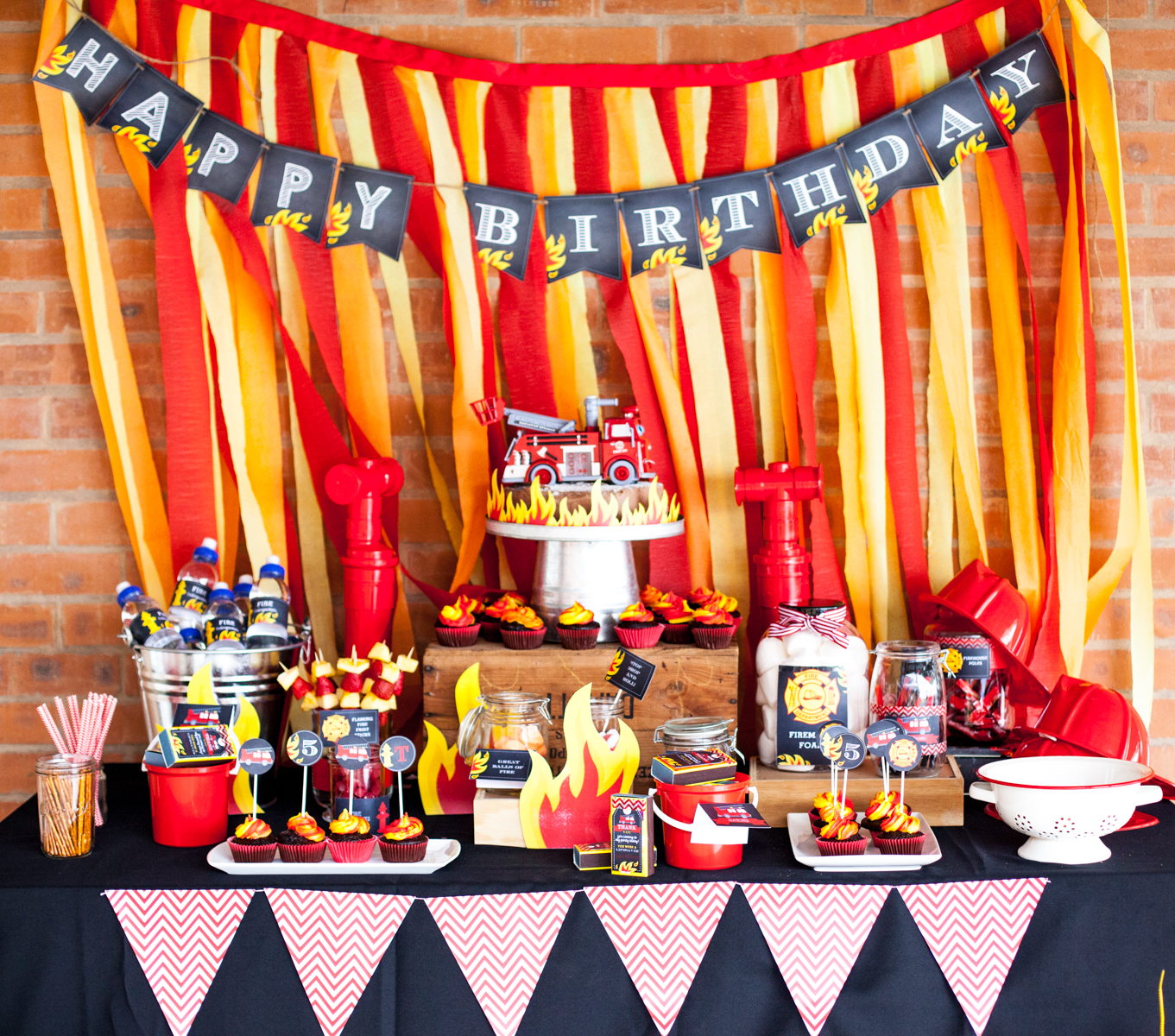 fire truck birthday party5
