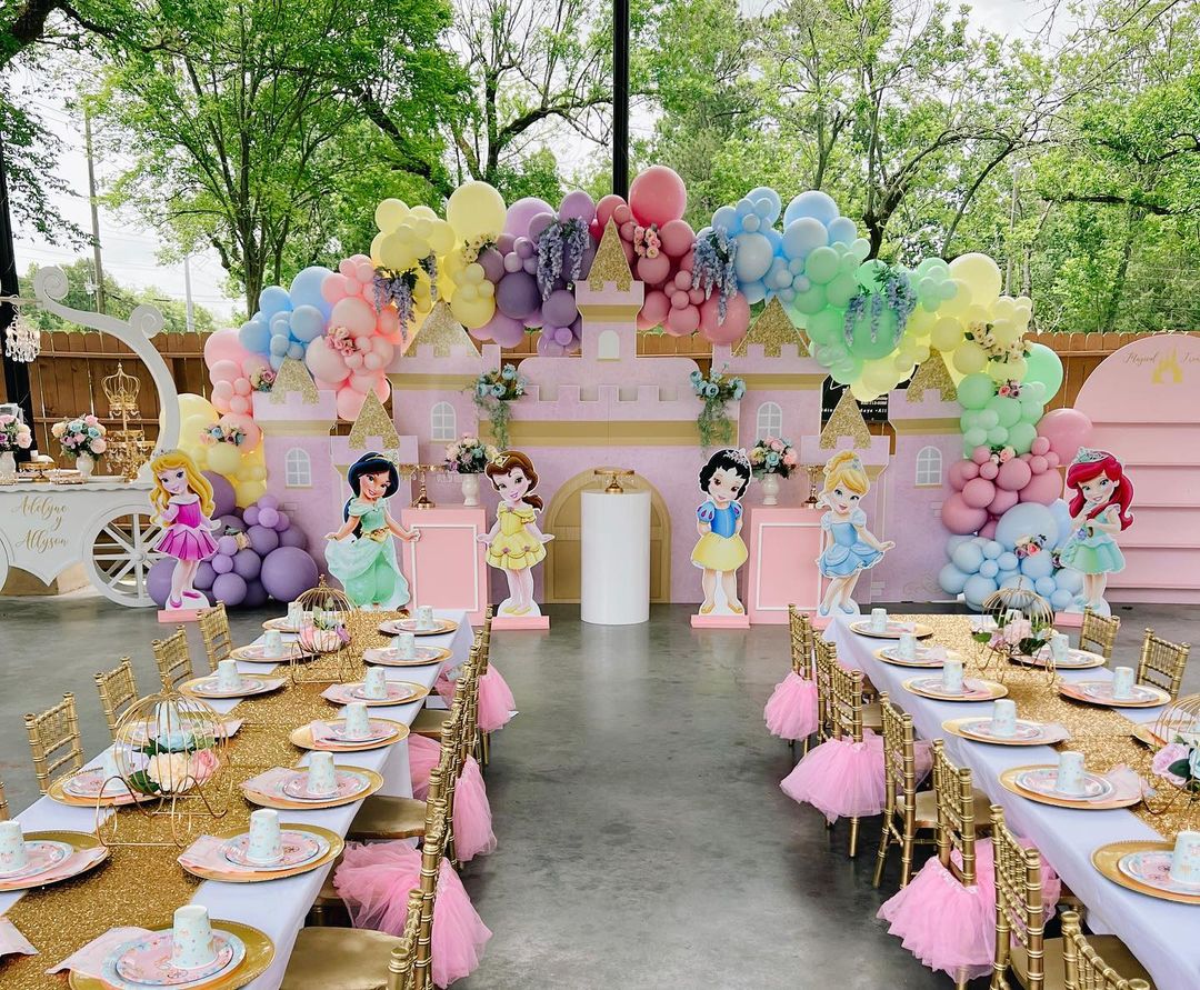 princess themed birthday party11