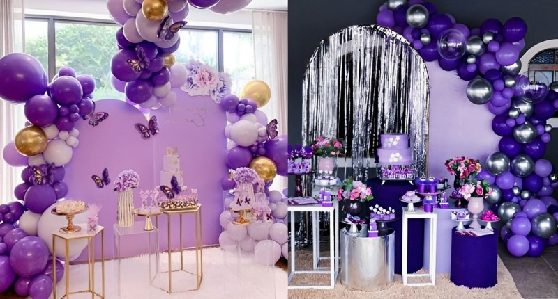 purple party decorations3